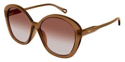 Chloé® CH0081S CHO CH0081S 002 55 - Brown Sunglasses