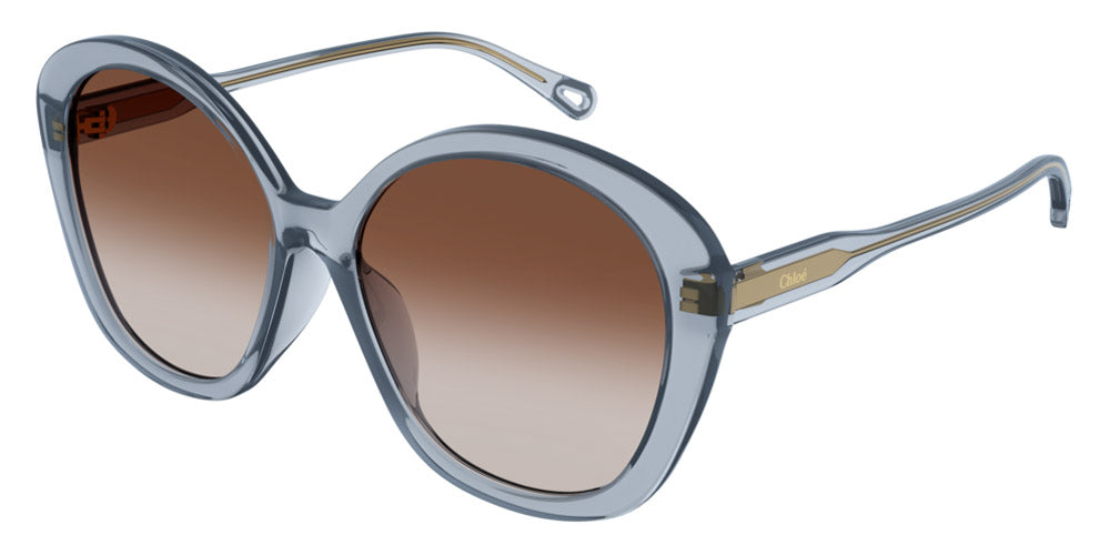 Chloé® CH0081S CHO CH0081S 004 55 - Blue Sunglasses