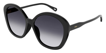 Chloé® CH0081S CHO CH0081S 005 55 - Black Sunglasses