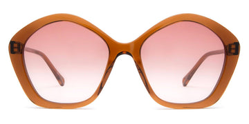 Chloé® CH0082S CHO CH0082S 002 57 - Brown Sunglasses