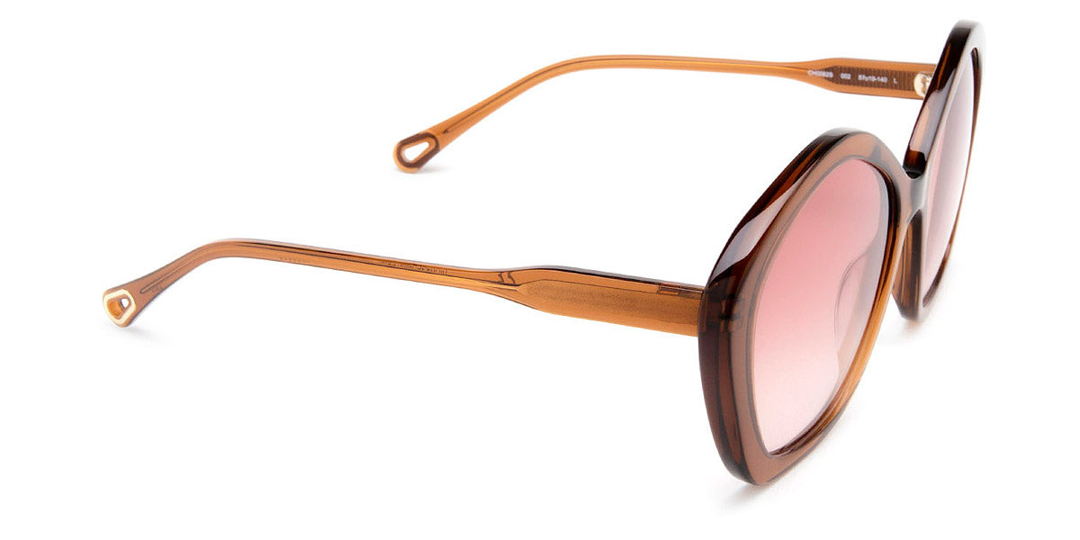 Chloé® CH0082S CHO CH0082S 002 57 - Brown Sunglasses