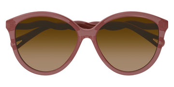 Chloé® CH0087S CHO CH0087S 004 57 - Burgundy Sunglasses