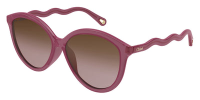 Chloé® CH0087S CHO CH0087S 004 57 - Burgundy Sunglasses