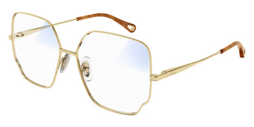 Chloé® CH0096S CHO CH0096S 001 57 - Gold Sunglasses