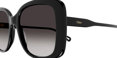 Chloé® CH0125S CHO CH0125S 001 55 - Black Sunglasses