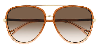 Chloé® CH0129S CHO CH0129S 002 58 - Brown Sunglasses