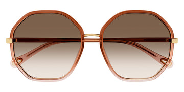 Chloé® CH0133SA CHO CH0133SA 002 59 - Brown Sunglasses