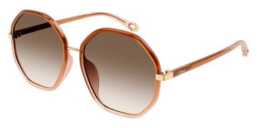 Chloé® CH0133SA CHO CH0133SA 002 59 - Brown Sunglasses