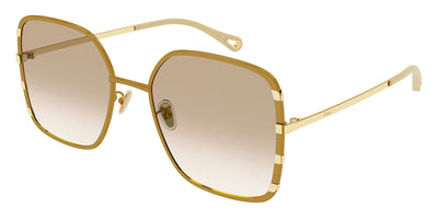 Chloé® CH0143S CHO CH0143S 002 59 - Yellow/Gold Sunglasses