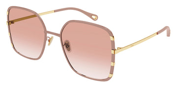 Chloé® CH0143S CHO CH0143S 003 59 - Pink/Gold Sunglasses