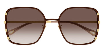 Chloé® CH0143S CHO CH0143S 005 59 - Brown/Gold Sunglasses