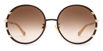 Chloé® CH0144S CHO CH0144S 001 58 - Brown/Gold Sunglasses