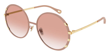 Chloé® CH0144S CHO CH0144S 003 58 - Pink/Gold Sunglasses