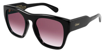 Chloé® CH0149S CHO CH0149S 001 55 - Black Sunglasses