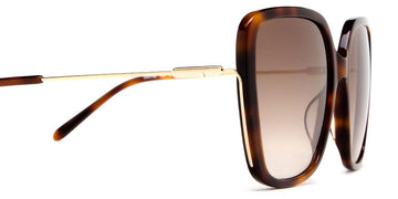 Chloé® CH0173S CHO CH0173S 002 57 - Havana/Gold Sunglasses