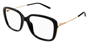 Chloé® CH0174O CHO CH0174O 001 48 - Black/Gold Eyeglasses