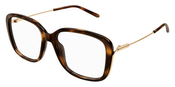 Chloé® CH0174O CHO CH0174O 002 48 - Havana/Gold Eyeglasses