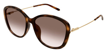 Chloé® CH0175SK CHO CH0175SK 002 59 - Havana/Gold Sunglasses