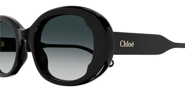 Chloé® CH0197S CHO CH0197S 001 53 - Black Sunglasses