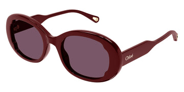 Chloé® CH0197S CHO CH0197S 004 53 - Burgundy Sunglasses