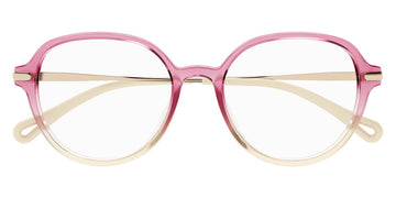 Chloé® CH0217OA CHO CH0217OA 002 53 - Pink/Gold Eyeglasses