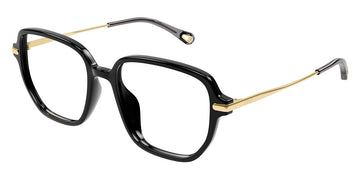 Chloé® CH0218OA CHO CH0218OA 001 55 - Black/Gold Eyeglasses