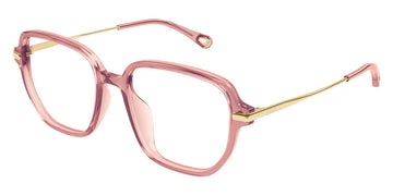 Chloé® CH0218OA CHO CH0218OA 003 55 - Brown/Gold Eyeglasses