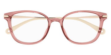 Chloé® CH0219OA CHO CH0219OA 003 53 - Brown/Gold Eyeglasses