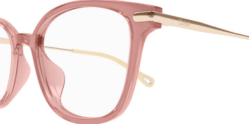 Chloé® CH0219OA CHO CH0219OA 003 53 - Brown/Gold Eyeglasses