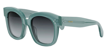 Celine® CL4002UN CLN CL4002UN 93b 54 - Shiny Lime Transparent / Lenses Gradient Smoke Organic Sunglasses