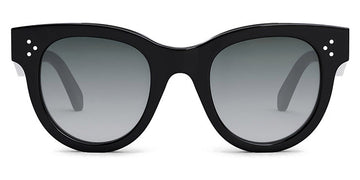 Celine® CL4003IN CLN CL4003IN 01B 48 - Shiny Black / Smoke Sunglasses