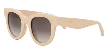 Celine® CL4003IN CLN CL4003IN 24f 48 - White / Other / Lenses Gradient Brown Organic Sunglasses