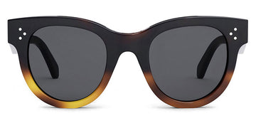 Celine® CL4003IN CLN CL4003IN 53A 48 - Shiny Havana / Smoke Sunglasses