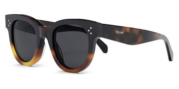 Celine® CL4003IN CLN CL4003IN 53A 48 - Shiny Havana / Smoke Sunglasses