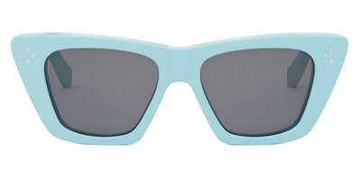 Celine® CL40187I CLN CL40187I 84A 51 - 84A Blu Transparent/Shiny Opaline / Smoke Sunglasses