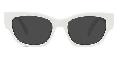 Celine® CL40197U CLN CL40197U 25A 54 - Shiny Ivory / Smoke Sunglasses