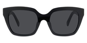 Celine® CL40198F CLN CL40198F 01A 56 - Shiny Black / Smoke Sunglasses