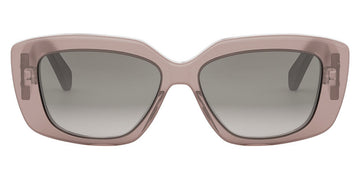 Celine® CL40216U CLN CL40216U 45B 55 - Shiny Opaline Pink / Gradient Smoke Sunglasses