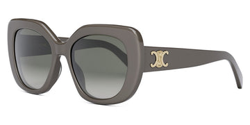 Celine® CL40226U CLN CL40226U 20B 55 - Shiny Taupe / Warm Grey Sunglasses