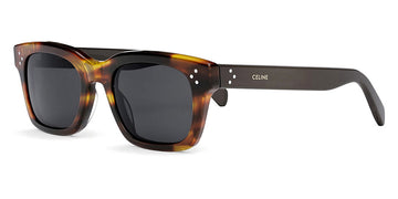 Celine® CL40232I CLN CL40232I 56A 51 - Shiny Havana / Smoke Sunglasses