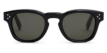 Celine® CL40233I CLN CL40233I 01A 49 - Shiny Black / Smoke Sunglasses