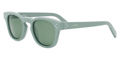 Celine® CL40233I CLN CL40233I 93N 49 - Shiny Lime Transparent / Green Sunglasses