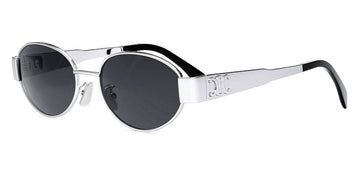 Celine® CL40235U CLN CL40235U 16A 54 - 16A Shiny Palladium / Smoke Sunglasses