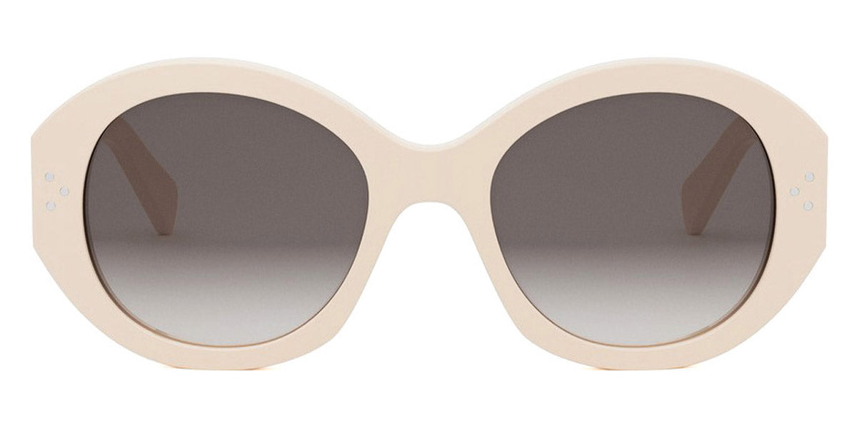 Celine® CL40240I CLN CL40240I 25F 53 - 25F Shiny Ivory / Gradient Brown Sunglasses