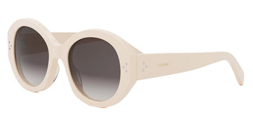 Celine® CL40240I CLN CL40240I 25F 53 - 25F Shiny Ivory / Gradient Brown Sunglasses