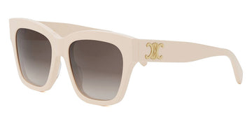 Celine® CL40253I CLN CL40253I 25F 55 - 25F Shiny Ivory / Gradient Brown Sunglasses