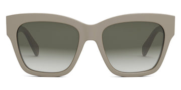 Celine® CL40253I CLN CL40253I 59F 55 - Shiny Khaki / Brown Sunglasses