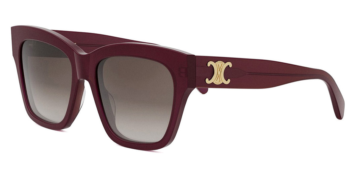 Celine® CL40253I CLN CL40253I 69F 55 - 69F Shiny Bordeaux / Gradient Brown Sunglasses