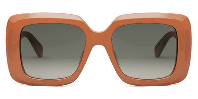 Celine® CL40263I CLN CL40263I 42F 54 - Shiny Milky Rust / Brown Sunglasses