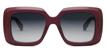 Celine® CL40263I CLN CL40263I 69B 54 - Shiny Milky Bordeaux / Smoke Sunglasses